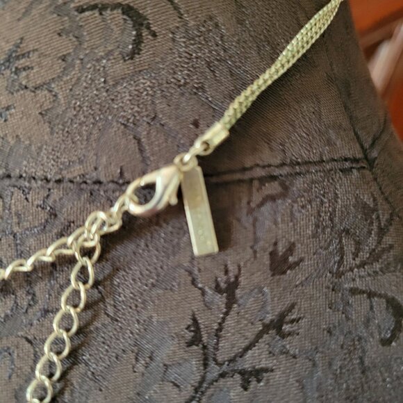 Layered Lane Bryant Necklace With Mixed Beads & Chain Design - Picture 4 of 5